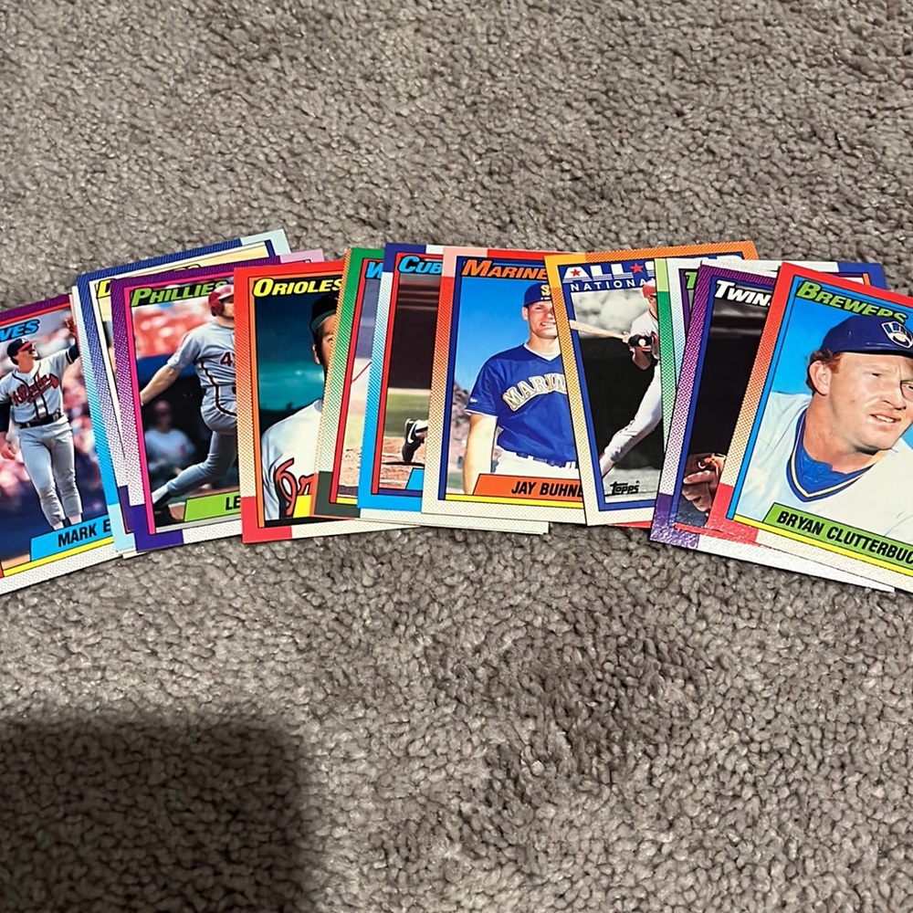1990 TOPPS baseball card official complete set - Picture 5 of 7